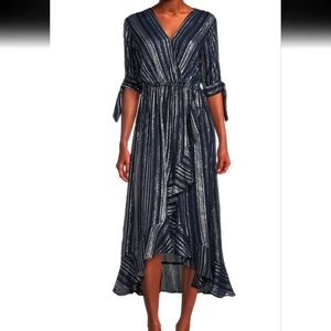 Michael Kors Metalic Striped Dress